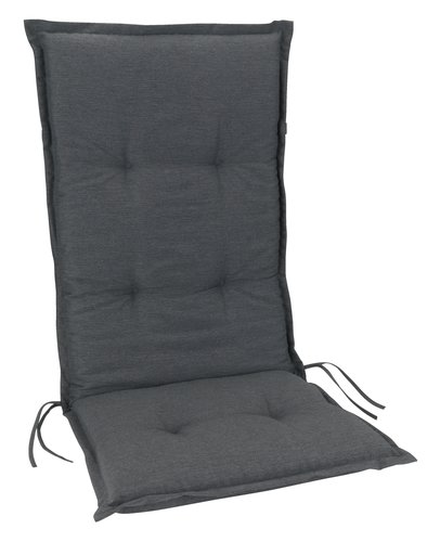 Cojín de jardín para silla reclinable HOPBALLE gris oscuro