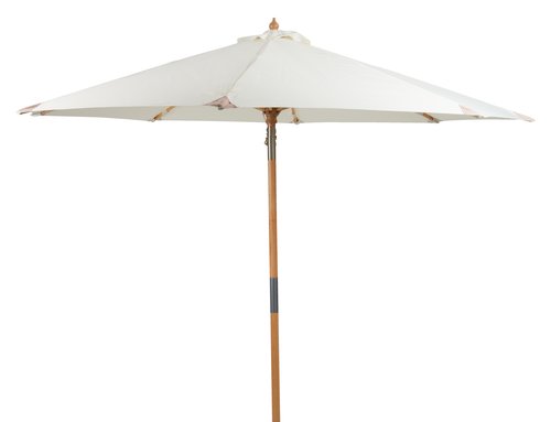 Parasol LEMVIG Ø300 blanc cassé