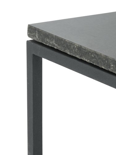 Table d'appoint OLDHUSE l45xL45xH45 noir