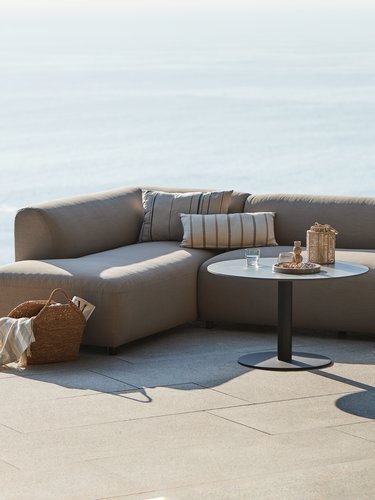 Loungesæt HELAGS + VEDBY 5-pers. all-weather beige