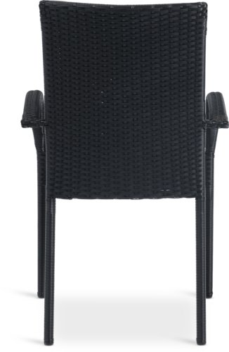 Stohovateľná stolička GUDHJEM čierna