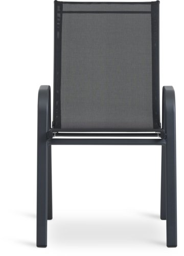 Stacking chair LEKNES black