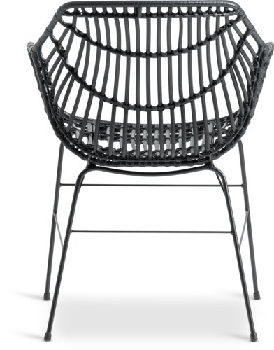 Krzesło ogrodowe ILDERHUSE czarny