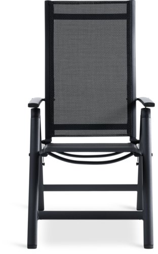 Καρέκλα ανακλινόμενη LOMMA μαύρο