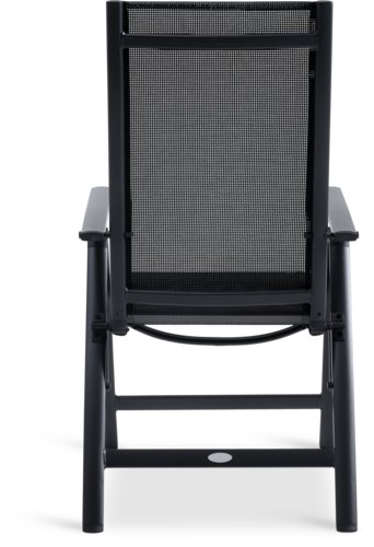Állítható kerti szék LOMMA fekete
