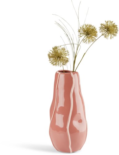 Vase ULF Ø15xH30cm rosa