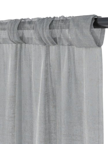 Rideau AGA 1x140x300 aspect lin gris