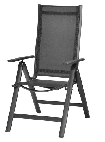 Regulerbar stol LOMMA svart