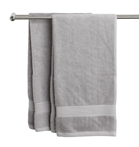 Bath towel KARLSTAD 70x140 light grey