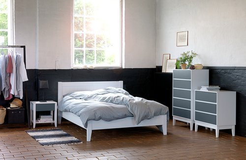 frame bed king size Super King   JYSK frame TINGLEV white Bed