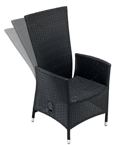 MOSS H214/315 asztal szürke + 4 SKIVE szék fekete