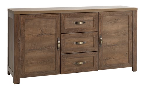 Sideboard JUNGEN 2 doors 3 drawers wild oak