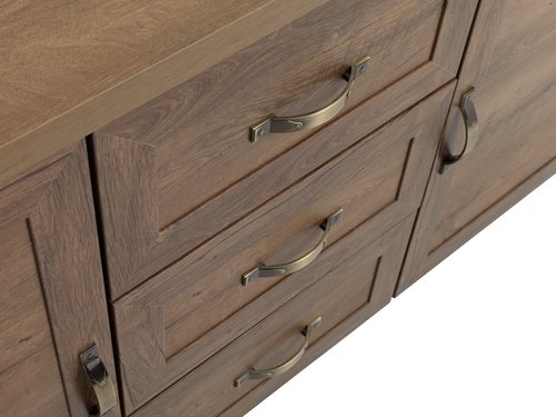 Sideboard JUNGEN 2 doors 3 drawers wild oak