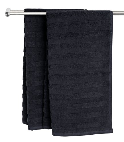 Badehåndklæde TORSBY 65x130 sort
