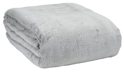 Throw KRATTFIOL 200x220 flannel grey