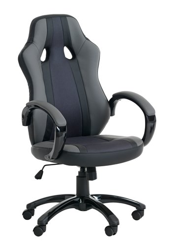 Gamer szék AGGESTRUP szürke/fekete