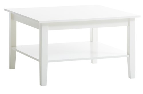 Coffee table NORDBY 80x80 white