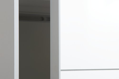 Garderobeskab TARP 151x201 højglans/hvid