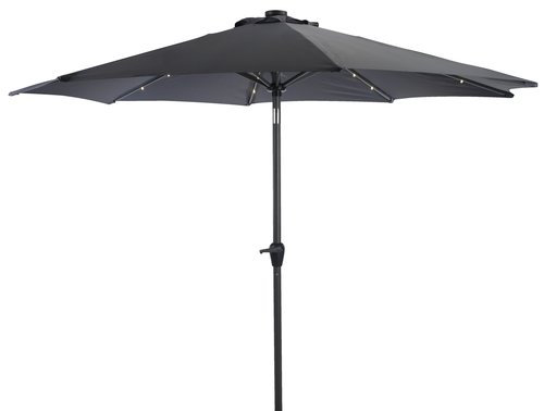 Parasol ASKIM Ś300 LED szary