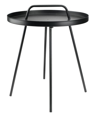 Tavolino IDRE Ø45xH52 cm nero