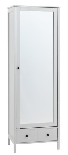 Skriňa TERPET 60x180 zrkadlo biela