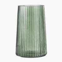 Vase ROY Ø13xH20cm grøn