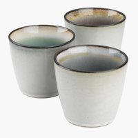 Caneca LAUKE Ø9xA8cm 280ml sort.