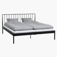 Bed frame ABILDRO SKG 180x200 excl. slats black