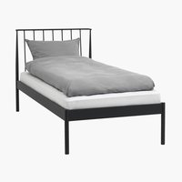 Bed frame ABILDRO Single black