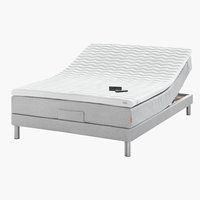 Elevationsseng 140x200 GOLD E40 latex Grå-27