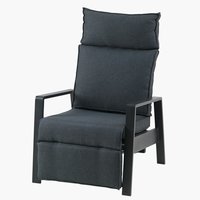 Chaise inclinable VONGE noir