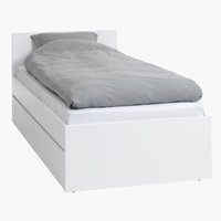 Bed frame LIMFJORDEN SGL 90x200 white