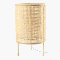 Lampa stołowa ALBERT Ś19xW31cm rattan