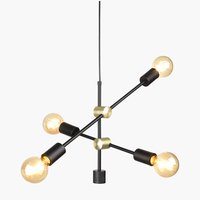 Lampadario TORSTEIN P56xL40xH35cm nero