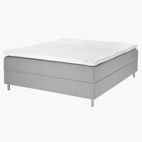 Boxspring 150x200 GOLD C25 opbergruimte grijs-23