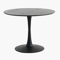 Table RINGSTED Ø100 frêne noir