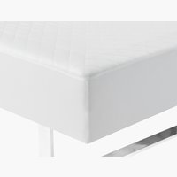 Quilted Mattress Protector MATHILDA King white