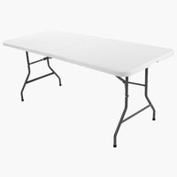 Αναδιπλούμενο τραπέζι KULESKOG Π75xΜ180 λευκό