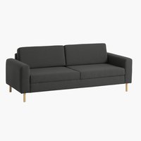 Sofa open-end venstre mørkegrå | JYSK