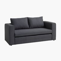 Sofa bed SKILLEBEKK dark grey