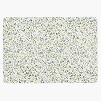 Individual FLORA 30x43 azul/branco