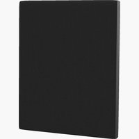 Hoofdbord 90x125 H20 effen zwart-10