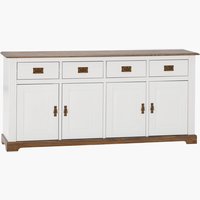 Credenza WIEN/VILSTED 4 ante bianco/marr
