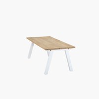Table SKAGEN 90x150 chêne/blanc