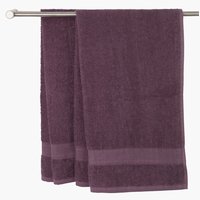 Handtuch UPPSALA 50x90 dunkelviolett