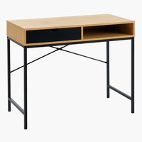 Bureau STAUNING 80x160 noir