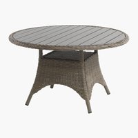 Table GAMMELBY Ø130 gris