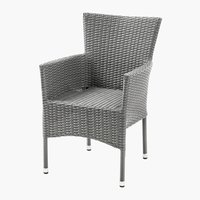 Baštenska stolica AIDT siva