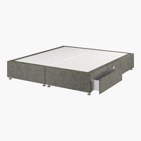 Divan base GOLD D10 2 Drawer King Grey-50