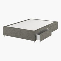 Divan base GOLD D10 4 Drawer Small double Grey-50